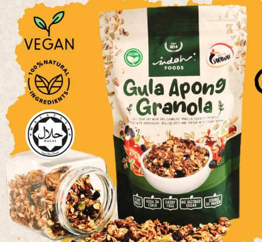 Gula Apong Granola by Indah Foods