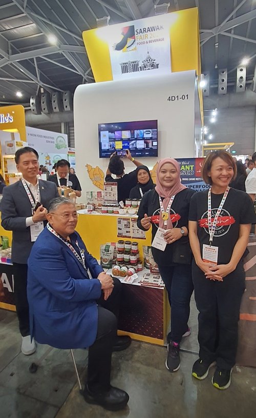 Indah Foods at the Sarawak Fair Food & Beverage booth